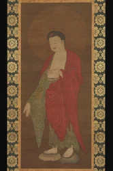 Buda Amitabha descendiendo de su Tierra Pura