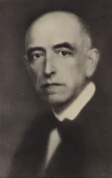 Manuel de Falla, compositor español (1876-1946) (fotografía en blanco y negro)