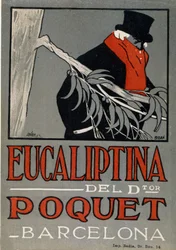 Publicidad del medicamento para el resfriado Eucaliptina, España 1924