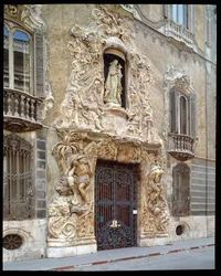 Vista del Palacio del Marqués de Dos Aguas