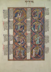 Biblia Moralizada de San Luis, Tomo II, 7v