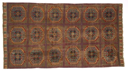Alfombra con patrón turco, c.1450-1500