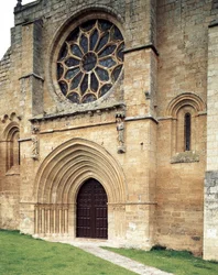 Colegiata de Santa María del Manzano, Castrojeriz, Burgos, España