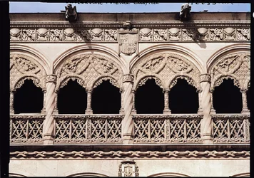 (detalle) de los arcos de la logia