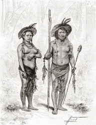 Indios nativos de Río Branco, América del Sur