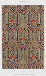 Ornamentos en paneles, Salón de Embajadores