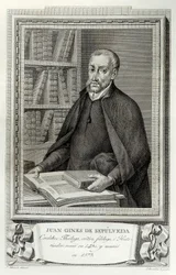 Retrato del humanista y religioso español Juan Ginés de Sepúlveda (1490-1573)
