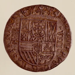 Moneda de plata (8 reales) de España: reinado de Felipe II (1589)