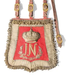 La sabretache de José-Napoleón Bonaparte, Rey de España, antes de 1813