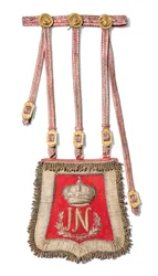 La sabretache de José-Napoleón Bonaparte, Rey de España, antes de 1813