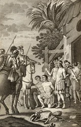 La conquista española de Chile por Alonso de Ercilla, de 
