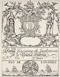 Etiqueta comercial de la South Sea Company