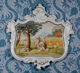 Placa mural, Fábrica de Cerámica de Alcora, c.1750