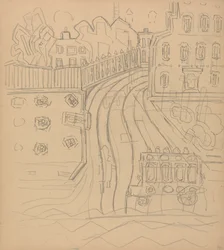 Cueva del Becerro de Oro: Calle de la ciudad con Omnibus