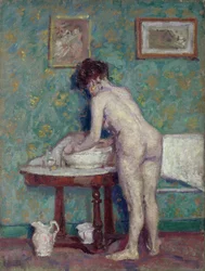 Interior con desnudo