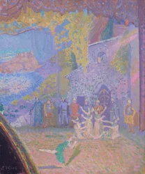 La danza del espíritu de Irlanda, el Alhambra Music Hall, 1910