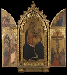 La Crucifixión con la Virgen Anunciada