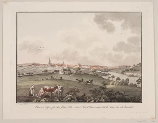 Odense en Fionia, desde el lado este