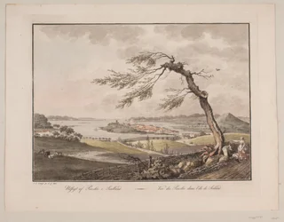 Vista de Præstø en Sjælland