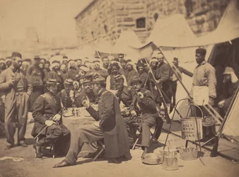 Duryea Zouaves, Comedor del Ayudante de Fort Schuyler, 18 de mayo de 1861