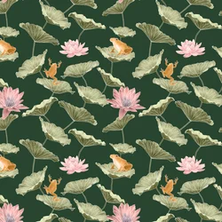 Lilypond pattern I, 2020 (lápiz de grafito y digital)
