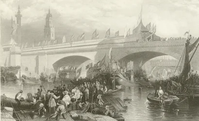 La inauguración del Puente de Londres
