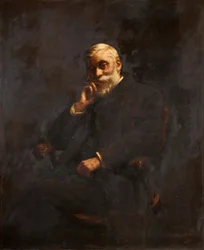 Retrato del concejal G J Johnson 1826-1912, 1895