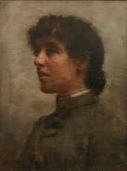 Retrato de Elizabeth Forbes, la Esposa del Artista