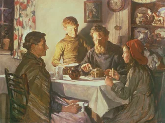 El pastel de azafrán