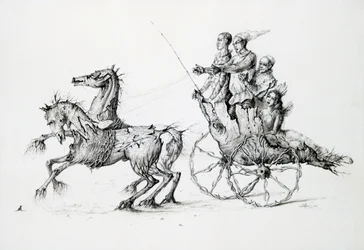Muerte en Barouche, c1850-1890