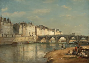 Puente de la Tournelle, París, 1862