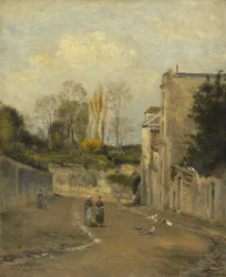 Montmartre, la rue Cortot, c.1872-76