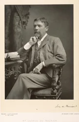 George du Maurier (1834-96), artista, caricaturista y novelista, fotografía de retrato