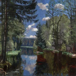 Lago del bosque, 1934