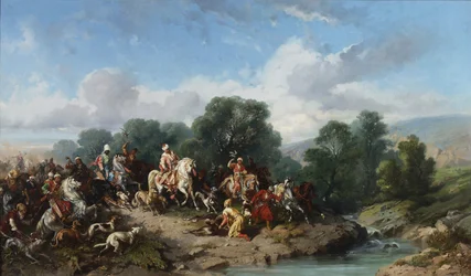 La cetrería del sultán Ahmed III, 1873