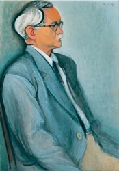 Retrato de Abe Yoshishige