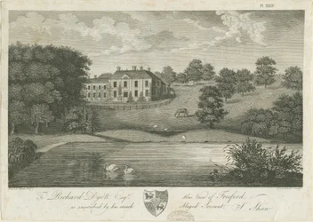 Freeford Hall: grabado