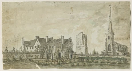 Hamstall Ridware - Iglesia y casa solariega