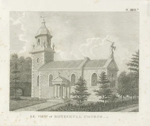 Iglesia de Patshull: grabado, s.f. [1762-1802]