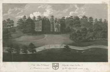 Prestwood Hall: grabado, nd [1762-1802]
