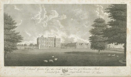 Shenstone Park - Hall: grabado
