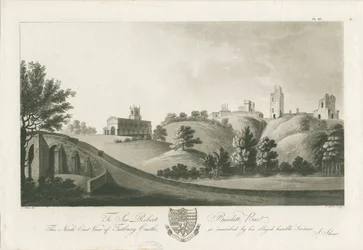 Castillo de Tutbury - Vista Noreste