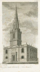 Wolverhampton - Iglesia de San Juan: grabado, nd [c 1798]