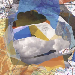 Capas de nubes abstractas