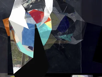 Capas geométricas de colores
