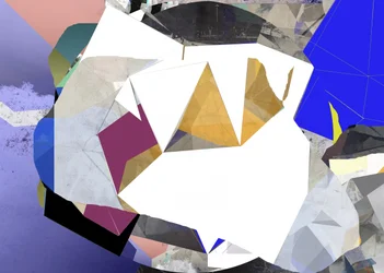 Abstracción moderna facetada