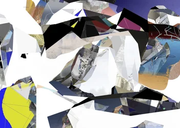Abstracto geométrico fragmentado
