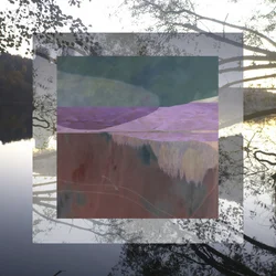 Paisaje abstracto en capas