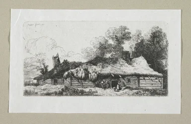 Paisaje con granja polaca