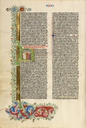 Inicial H: El éxodo de los israelitas